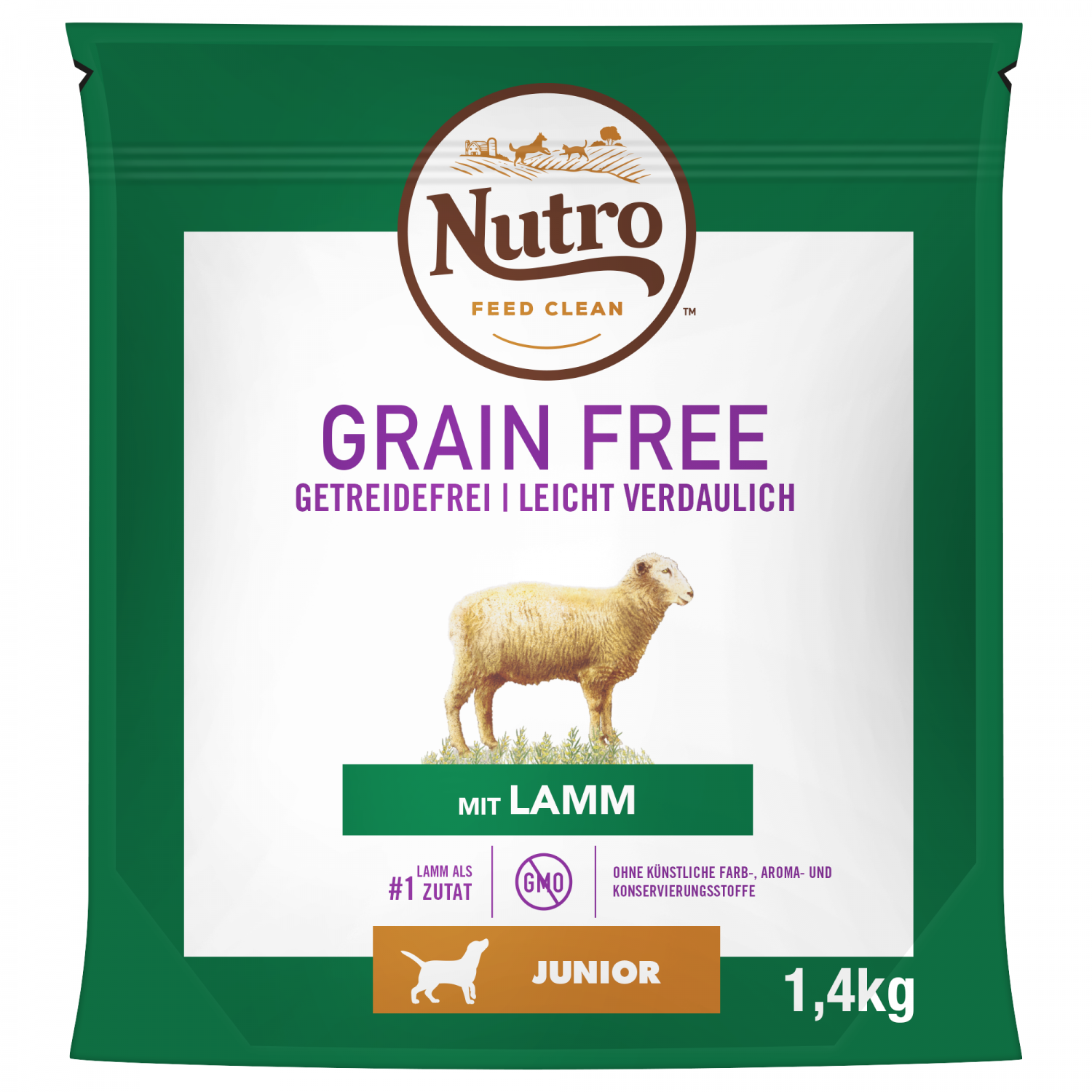 Nutro - Nutro Grain Free Puppy talie medie miel