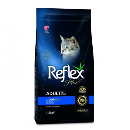 Reflex Plus - Reflex Plus Adult Cat cu Somon, Hrana uscata pentru pisici