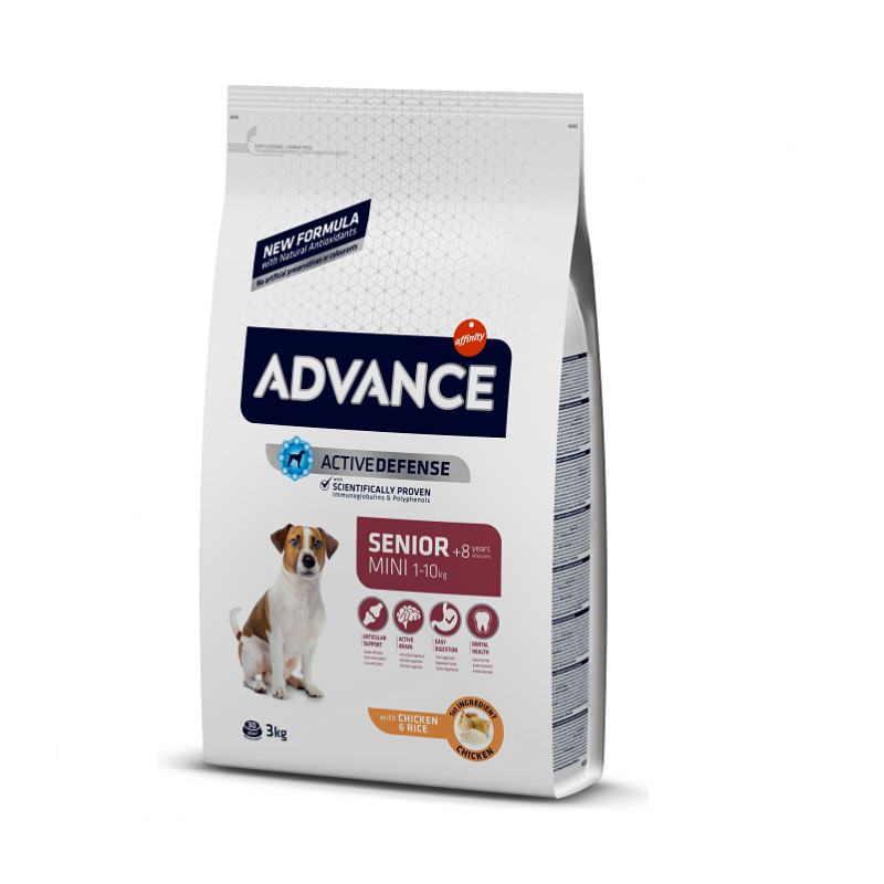 Advance - Advance Dog Senior Mini, Hrana uscata pentru caini seniori de talie mica