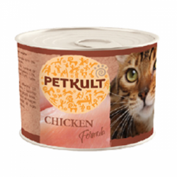 Petkult - Petkult Hrana umeda pentru pisici cu pui