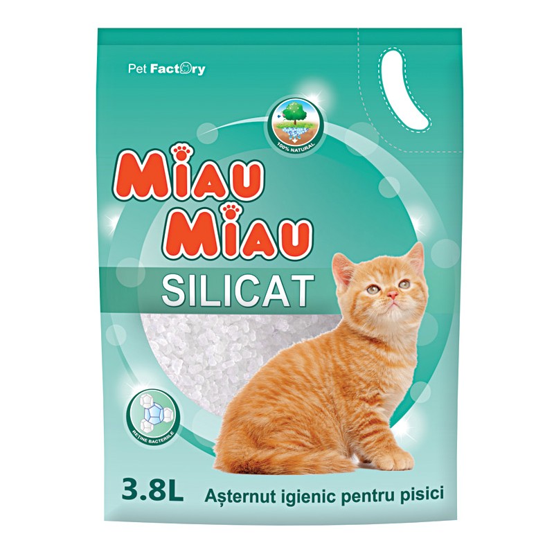 MIau Miau - Miau Miau Silicat asternut igienic pentru pisici