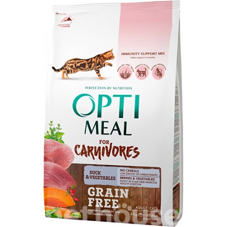 Optimeal - Optimeal Cat Grain Free cu Rata si Legume