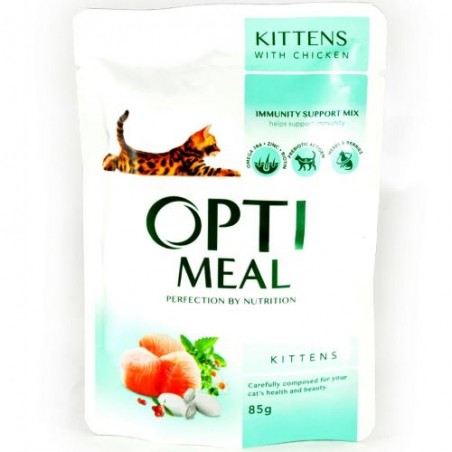 Optimeal - Optimeal Cat Kitten cu Carne de Pui